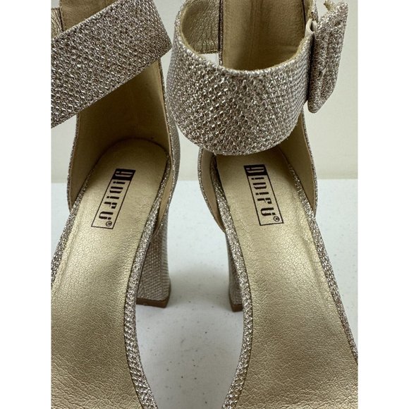 IDIFU Women IN4 Sabrina Platform Chunky High Heels Ankle Strap Sandal Size 7.5 - Picture 6 of 10